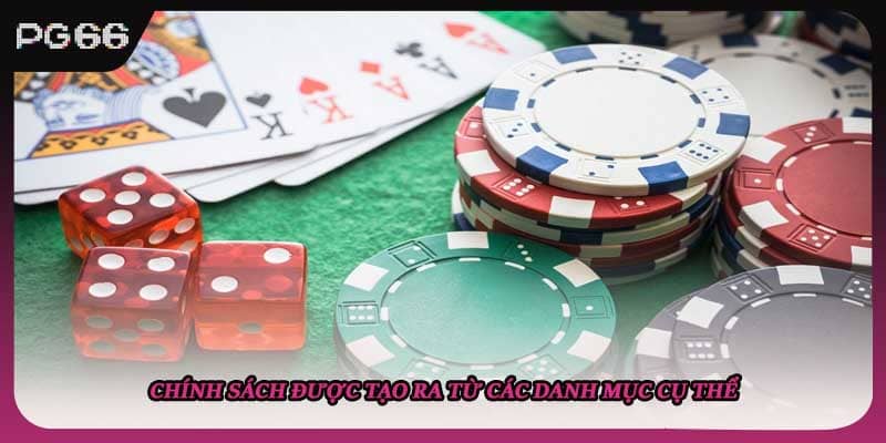 Chính sách được tạo ra từ các danh mục cụ thể